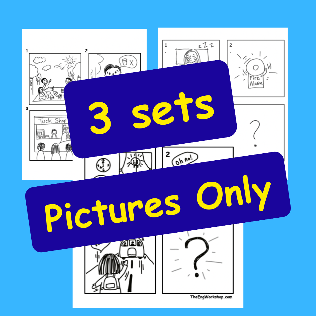 看圖作文(3套圖片) Picture Prompts for Writing (3 Sets - Pictures Only)